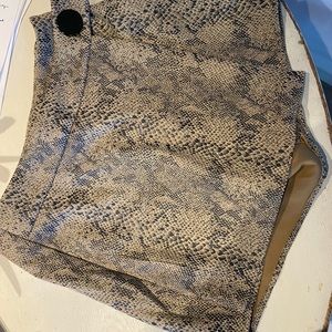 Zara Snakeskin Going Out/Party Skort